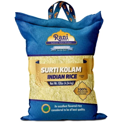 Surti Kolam Indian Rice 160oz (10lbs) 4.54kg - Rani Brand Authentic Indian Products 9 Surti Kolam Indian Rice 160oz (10lbs) 4.54kg - Rani Brand Authentic Indian Products - Image 7