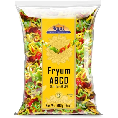 Rani Brand Authentic Indian Foods | Far Far / Fryums (ABCD Shape) 10 Rani Brand Authentic Indian Foods | Far Far / Fryums (ABCD Shape) - Image 8