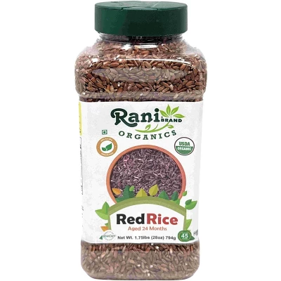 Red Rice Extra Long - 28oz (1.75lbs) 800g PET Jar - Rani Brand Authentic Indian Products 6 Red Rice Extra Long - 28oz (1.75lbs) 800g PET Jar - Rani Brand Authentic Indian Products - Image 4