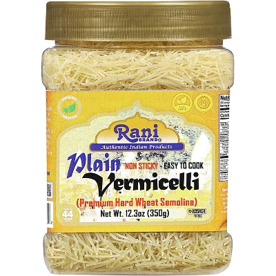 Plain Vermicelli (Wheat Noodles) - 12.25oz (350g) PET Jar - Rani Brand Authentic Indian Products 9 Plain Vermicelli (Wheat Noodles) - 12.25oz (350g) PET Jar - Rani Brand Authentic Indian Products - Image 7