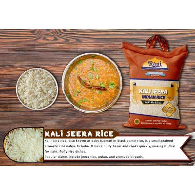 Kali Jeera Indian Rice 64oz (4lbs) 1.81kg - Rani Brand Authentic Indian Products 4 Kali Jeera Indian Rice 64oz (4lbs) 1.81kg - Rani Brand Authentic Indian Products - Image 2