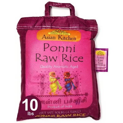 Asian Kitchen Ponni Raw Rice - Rani Brand Authentic Indian Products 3 Asian Kitchen Ponni Raw Rice - Rani Brand Authentic Indian Products