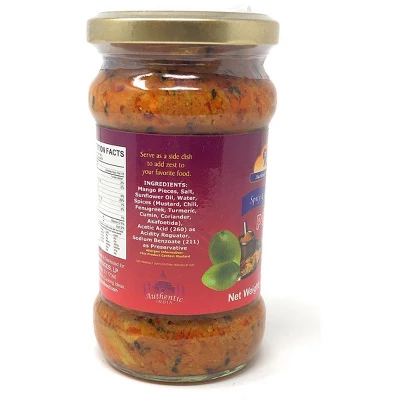 Punjabi Pickle Hot (Achar, Indian Relish) 10.5oz (300g) - Rani Brand Authentic Indian Products 5 Punjabi Pickle Hot (Achar, Indian Relish) 10.5oz (300g) - Rani Brand Authentic Indian Products - Image 3