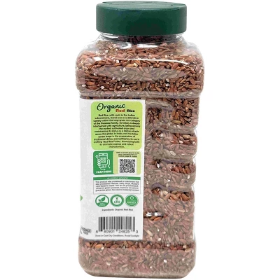 Red Rice Extra Long - 28oz (1.75lbs) 800g PET Jar - Rani Brand Authentic Indian Products 4 Red Rice Extra Long - 28oz (1.75lbs) 800g PET Jar - Rani Brand Authentic Indian Products - Image 2