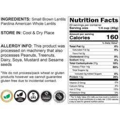 Desi Masoor Whole (American Brown Lentils) - 32oz (2lbs) - Rani Brand Authentic Indian Products 16 Desi Masoor Whole (American Brown Lentils) - 32oz (2lbs) - Rani Brand Authentic Indian Products -Pure Indian Foods Store GUEST 44bff70b f6b3 4186 928e 0a69cef07e25