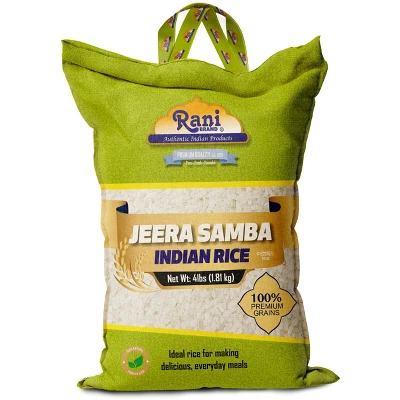 Jeera Samba Indian Rice 64oz (4lbs) 1.81kg - Rani Brand Authentic Indian Products 9 Jeera Samba Indian Rice 64oz (4lbs) 1.81kg - Rani Brand Authentic Indian Products - Image 7