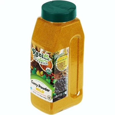Organic Curry Powder Mild, Indian 8-Spice Blend - 16oz (1lb) - Rani Brand Authentic Indian Products 10 Organic Curry Powder Mild, Indian 8-Spice Blend - 16oz (1lb) - Rani Brand Authentic Indian Products - Image 8