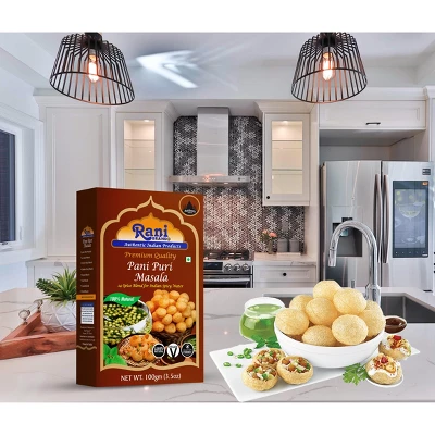 Pani Puri Masala, Indian 14-Spice Blend - 3.5oz (100g) - Rani Brand Authentic Indian Products 3 Pani Puri Masala, Indian 14-Spice Blend - 3.5oz (100g) - Rani Brand Authentic Indian Products
