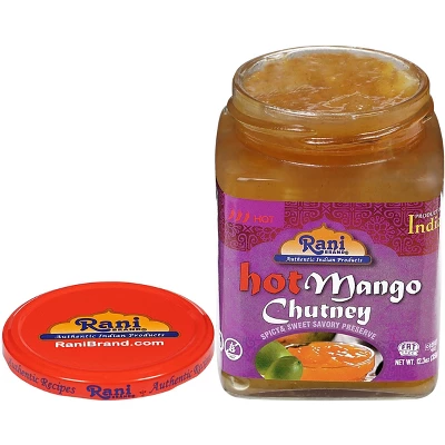 Hot Mango Chutney - 12.5oz (350g) Pack Of 6 - Rani Brand Authentic Indian Products 4 Hot Mango Chutney - 12.5oz (350g) Pack Of 6 - Rani Brand Authentic Indian Products - Image 2