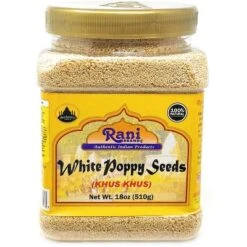 Rani Brand Authentic Indian Foods | White Poppy Seeds Whole (Khus Khus) 12 Rani Brand Authentic Indian Foods | White Poppy Seeds Whole (Khus Khus) -Pure Indian Foods Store GUEST 7eb298f0 1821 4c65 b5af c5641f8539a7
