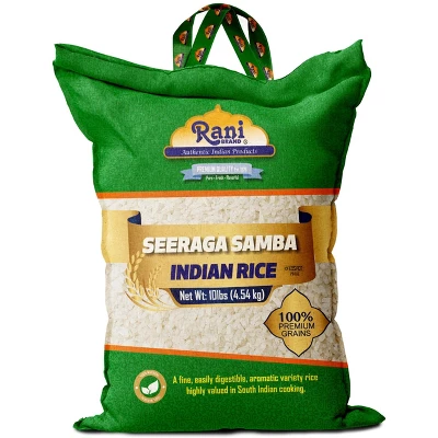 Seeraga Samba Indian Rice 160oz (10lbs) 4.54kg - Rani Brand Authentic Indian Products 9 Seeraga Samba Indian Rice 160oz (10lbs) 4.54kg - Rani Brand Authentic Indian Products - Image 7