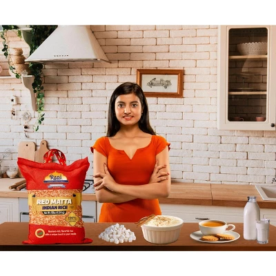 Red Matta Indian Rice 160oz (10lbs) 4.54kg - Rani Brand Authentic Indian Products 3 Red Matta Indian Rice 160oz (10lbs) 4.54kg - Rani Brand Authentic Indian Products