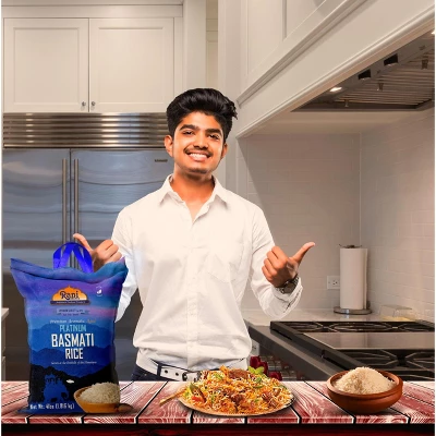 Platinum White Basmati Rice Extra Long - 64oz (4lbs) Cloth Bag - Rani Brand Authentic Indian Products 3 Platinum White Basmati Rice Extra Long - 64oz (4lbs) Cloth Bag - Rani Brand Authentic Indian Products