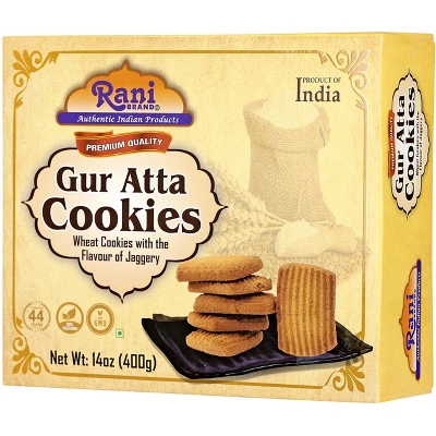 Gur Atta Cookies - 14oz (400g) - Rani Brand Authentic Indian Products 6 Gur Atta Cookies - 14oz (400g) - Rani Brand Authentic Indian Products - Image 4