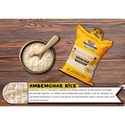Ambemohar Indian Rice 64oz (4lbs) 1.81kg - Rani Brand Authentic Indian Products 4 Ambemohar Indian Rice 64oz (4lbs) 1.81kg - Rani Brand Authentic Indian Products - Image 2