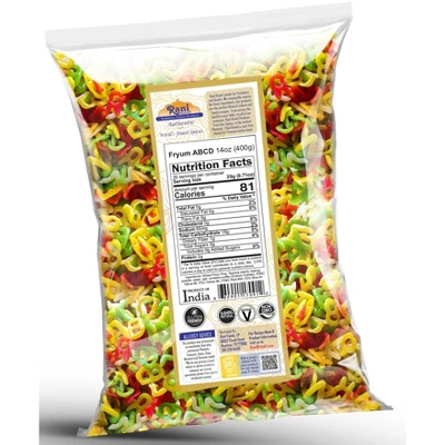 Rani Brand Authentic Indian Foods | Far Far / Fryums (ABCD Shape) 6 Rani Brand Authentic Indian Foods | Far Far / Fryums (ABCD Shape) - Image 4