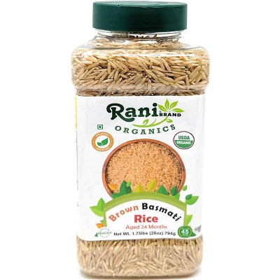 Brown Basmati Rice Extra Long - 28oz (1.75lbs) 800g PET Jar - Rani Brand Authentic Indian Products 6 Brown Basmati Rice Extra Long - 28oz (1.75lbs) 800g PET Jar - Rani Brand Authentic Indian Products - Image 4