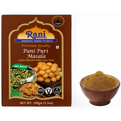 Pani Puri Masala, Indian 14-Spice Blend - 3.5oz (100g) - Rani Brand Authentic Indian Products 7 Pani Puri Masala, Indian 14-Spice Blend - 3.5oz (100g) - Rani Brand Authentic Indian Products - Image 5