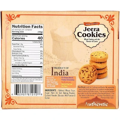 Jeera Cookies - 14oz (400g) - Rani Brand Authentic Indian Products 4 Jeera Cookies - 14oz (400g) - Rani Brand Authentic Indian Products - Image 2