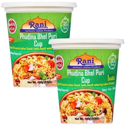 Rani Brand Authentic Indian Foods | Pudina Bhel Puri Cup 9 Rani Brand Authentic Indian Foods | Pudina Bhel Puri Cup - Image 7