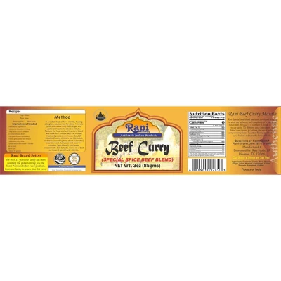 Beef Curry Masala, Natural 10-Spice Blend - 3oz (85g) - Rani Brand Authentic Indian Products 7 Beef Curry Masala, Natural 10-Spice Blend - 3oz (85g) - Rani Brand Authentic Indian Products - Image 5