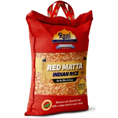 Red Matta Indian Rice 160oz (10lbs) 4.54kg - Rani Brand Authentic Indian Products 7 Red Matta Indian Rice 160oz (10lbs) 4.54kg - Rani Brand Authentic Indian Products - Image 5