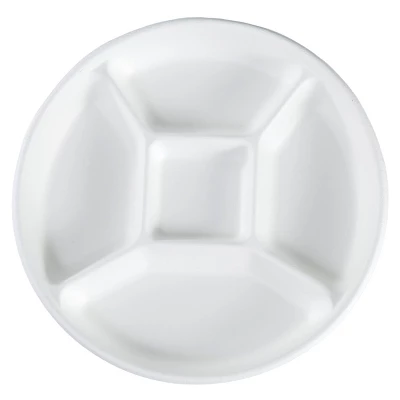 5 Compartment Round Biodegradable Divided Plates - Pack Of 500 - Rani Brand Authentic Indian Products 8 5 Compartment Round Biodegradable Divided Plates - Pack Of 500 - Rani Brand Authentic Indian Products - Image 6