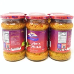 Amla Pickle (Spicy Gooseberry Relish With Spices) - 10.5oz (300g) Pack Of 6 - Rani Brand Authentic Indian Products