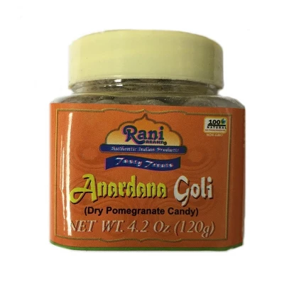 Anardana Goli (Dry Pomegrante Candy) - 4.2oz (120g) - Rani Brand Authentic Indian Products 5 Anardana Goli (Dry Pomegrante Candy) - 4.2oz (120g) - Rani Brand Authentic Indian Products - Image 3