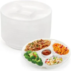 5 Compartment Round Biodegradable Divided Plates - Pack Of 1000 - Rani Brand Authentic Indian Products 17 5 Compartment Round Biodegradable Divided Plates - Pack Of 1000 - Rani Brand Authentic Indian Products -Pure Indian Foods Store GUEST ba5ecd49 9d35 4101 8ede 36c2fecf3ccf 2