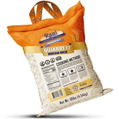 Gujarat 17 Indian Rice 160oz (10lbs) 4.54kg - Rani Brand Authentic Indian Products 6 Gujarat 17 Indian Rice 160oz (10lbs) 4.54kg - Rani Brand Authentic Indian Products - Image 4