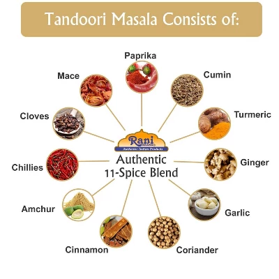 Rani Brand Authentic Indian Foods | Tandoori Masala, Indian 11-Spice Blend 4 Rani Brand Authentic Indian Foods | Tandoori Masala, Indian 11-Spice Blend - Image 2