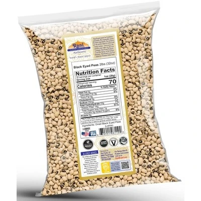 Black Eyed Peas (Dried Lobia) - 32oz (2lbs) 908g - Rani Brand Authentic Indian Products 5 Black Eyed Peas (Dried Lobia) - 32oz (2lbs) 908g - Rani Brand Authentic Indian Products - Image 3